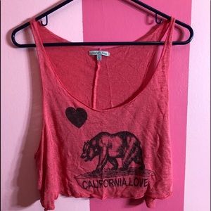 California love crop top
